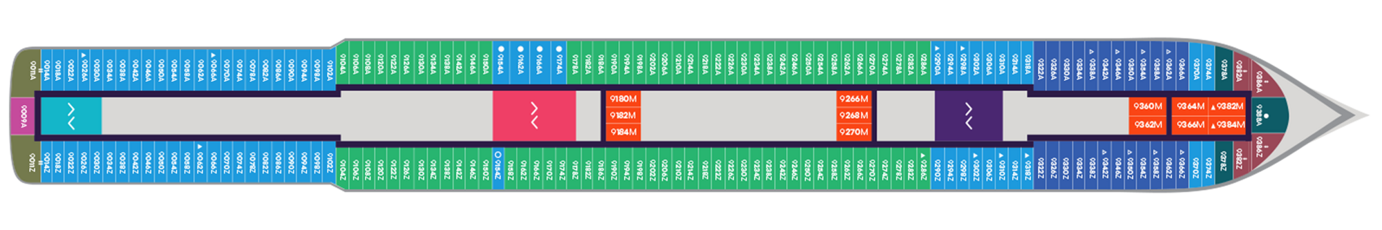 Deck 9 plan